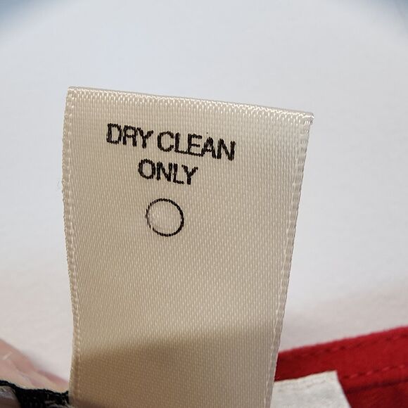 Vintage David Dart Maxi Dress Size 1X Red Shopping Thrifting Theme 90s Teacher - Picture 12 of 12